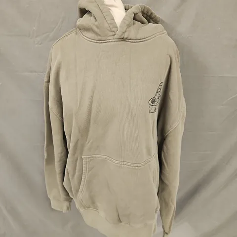 PALACE PRINTED HOODY IN GREEN SIZE M