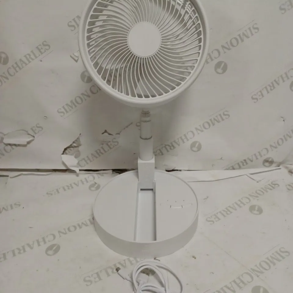 BELL & HOWELL RECHARGEABLE EXTENDABLE DESK & FLOOR FAN