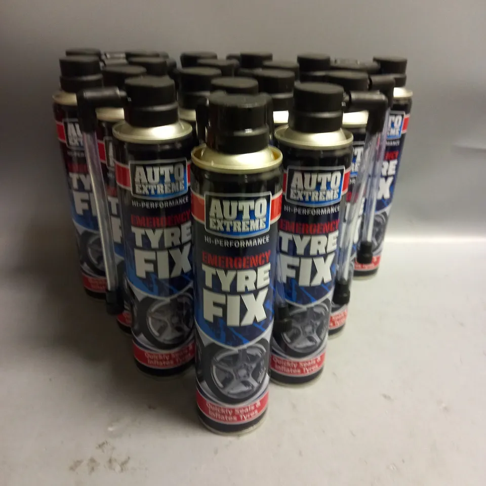 BOXED LOT OF 19 AUTO EXTREME HI-PERFORMANCE EMERGENCY TYRE FIX 300ML