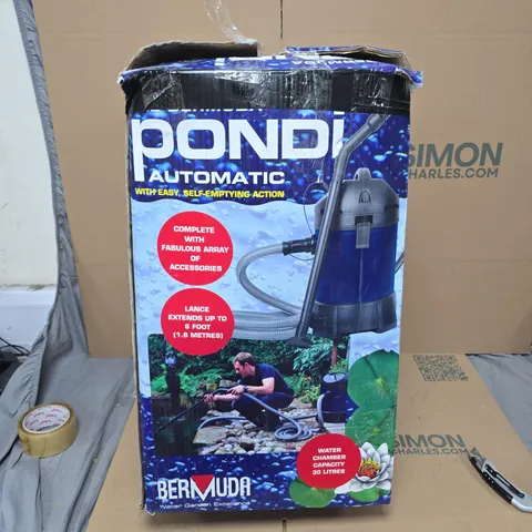POND AUTOMATIC POND CLEANER WITH ACCESSORIES – BERMUDA WATER GARDEN EXCELLENCE