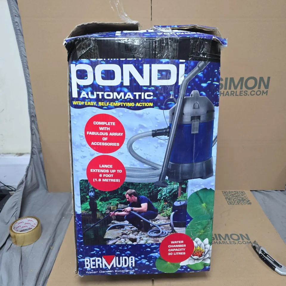 POND AUTOMATIC POND CLEANER WITH ACCESSORIES – BERMUDA WATER GARDEN EXCELLENCE