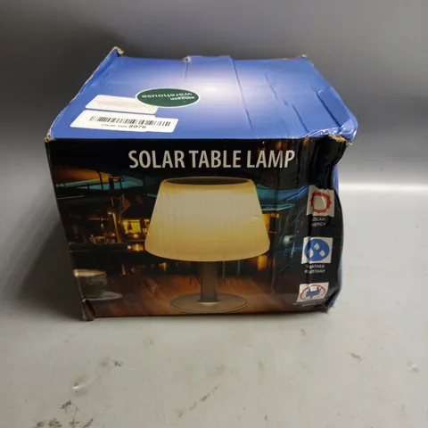 BOXED SOLAR TABLE LAMP