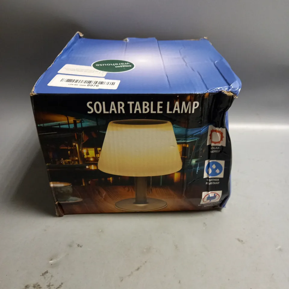 BOXED SOLAR TABLE LAMP