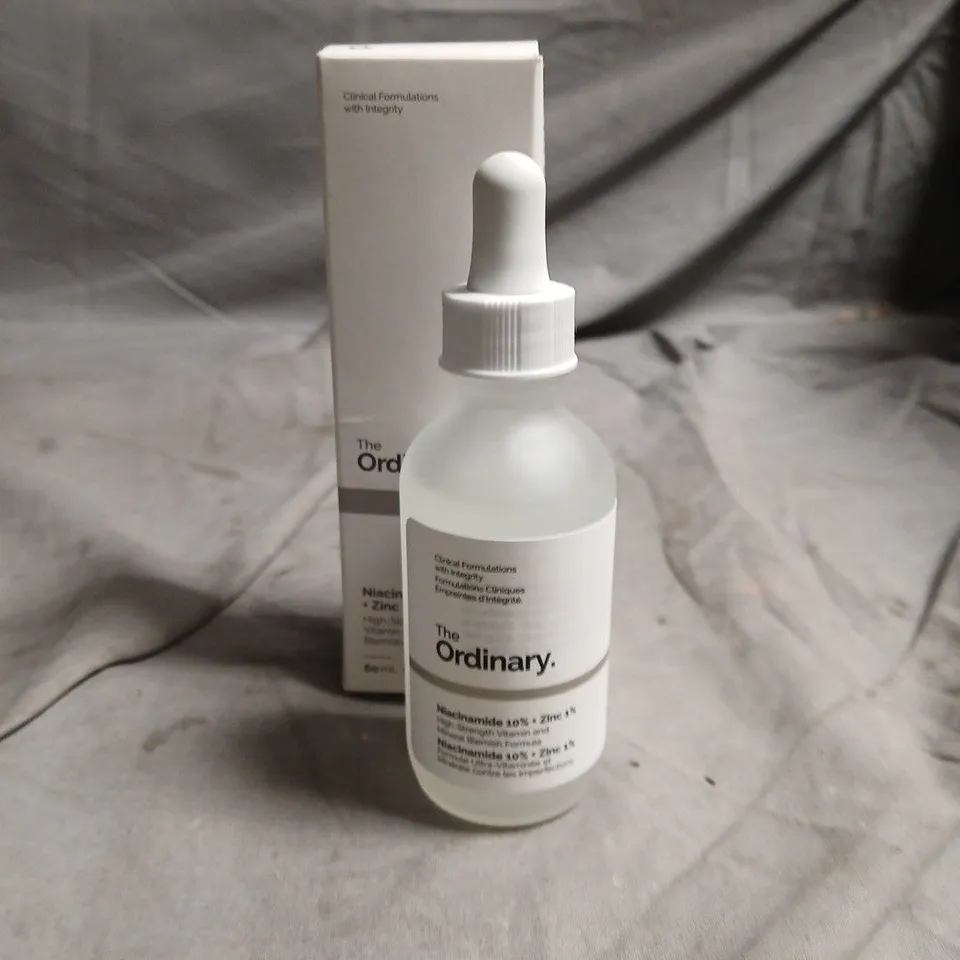 THE ORDINARY NIACINAMIDE 10% + ZINC 1% SERUM – BOXED 60ML
