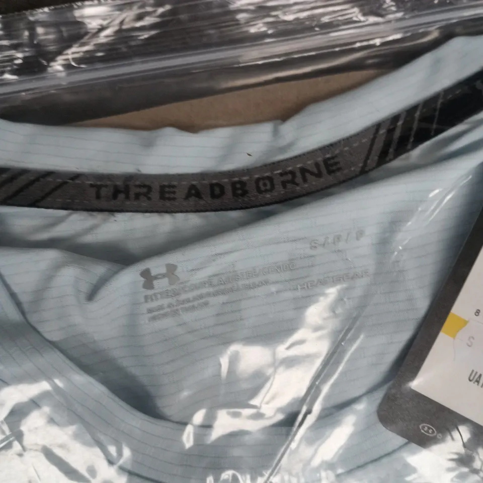 BAGGED UNDER ARMOUR T-SHIRT – LIGHT BLUE (THREADBORNE)