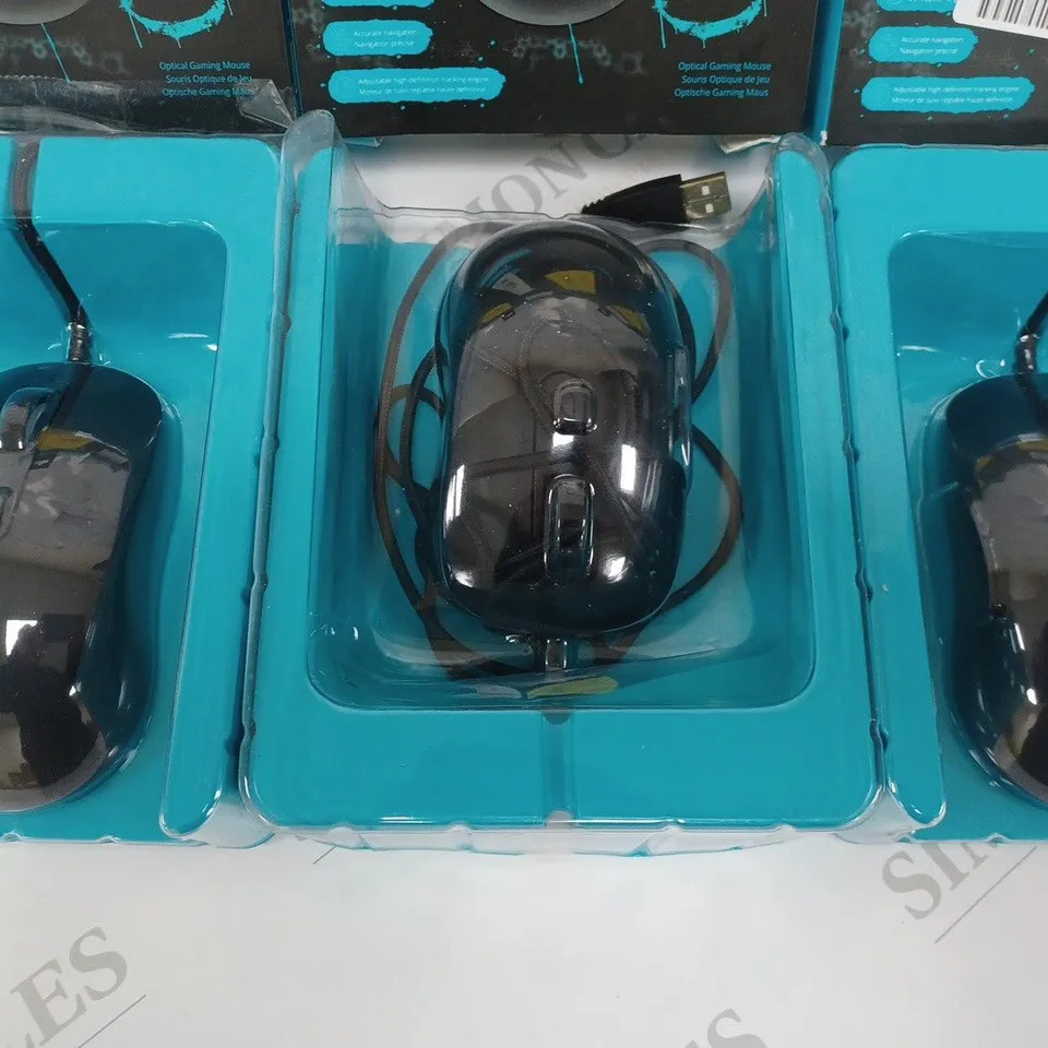 LOT OF 3 RAPOO V16 OPTICAL GAMING MOUSE