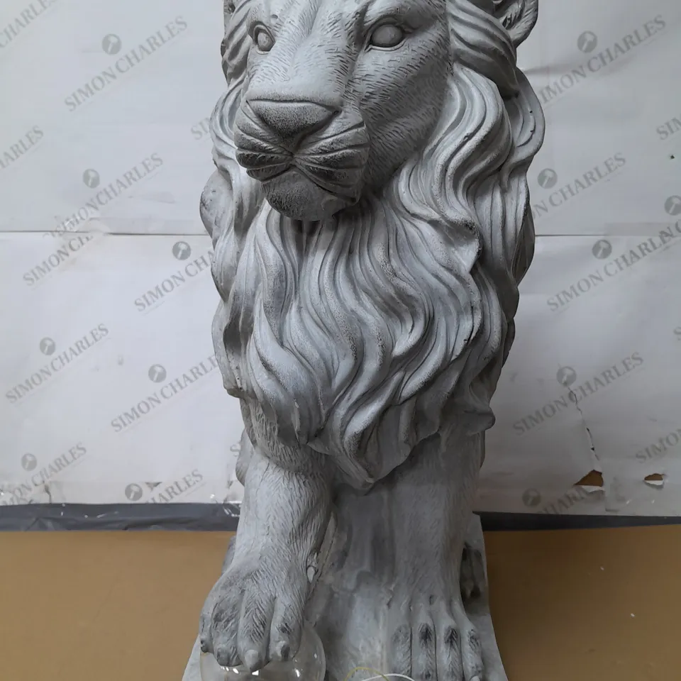 BOXED MY GARDEN STORIES LION SCULPTURE - COLLECTION ONLY