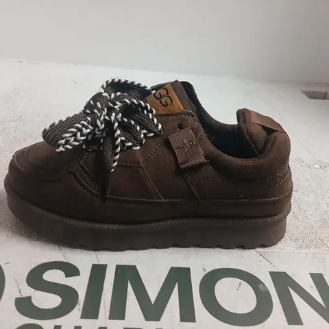 UGG BROWN SUEDE SHOES, UK4 (EU 37)