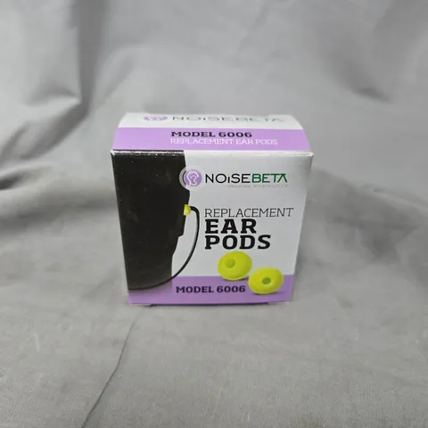 25 BOXED PACKS OF NOISEBETA MODEL 6006 REPLACEMENT EAR PODS (10 PAIRS PER PACK)