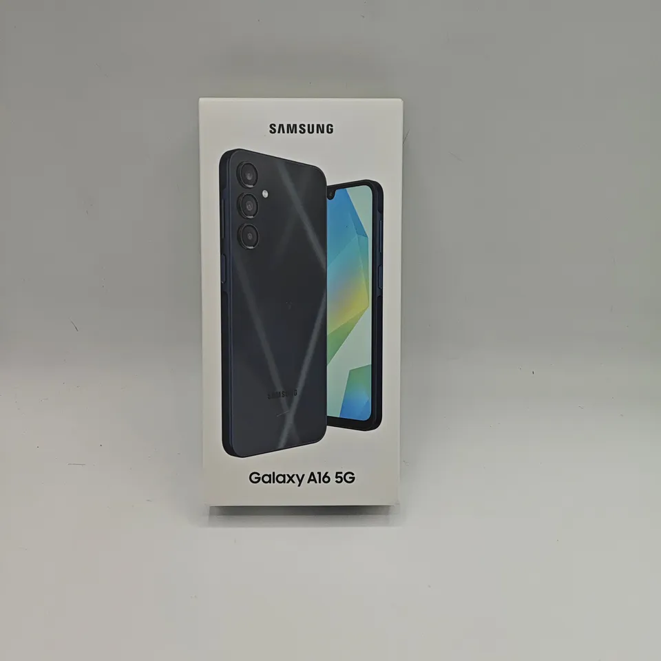 BOXED SAMSUNG GALAXY A16 5G 4/128GB IN BLUE BLACK  - SM-A166B