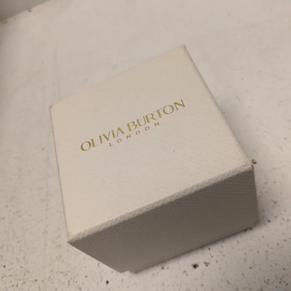 OLIVIA BURTON LONDON WATCH – ROSE GOLD-TONE BRACELET WITH CRYSTAL MARKERS