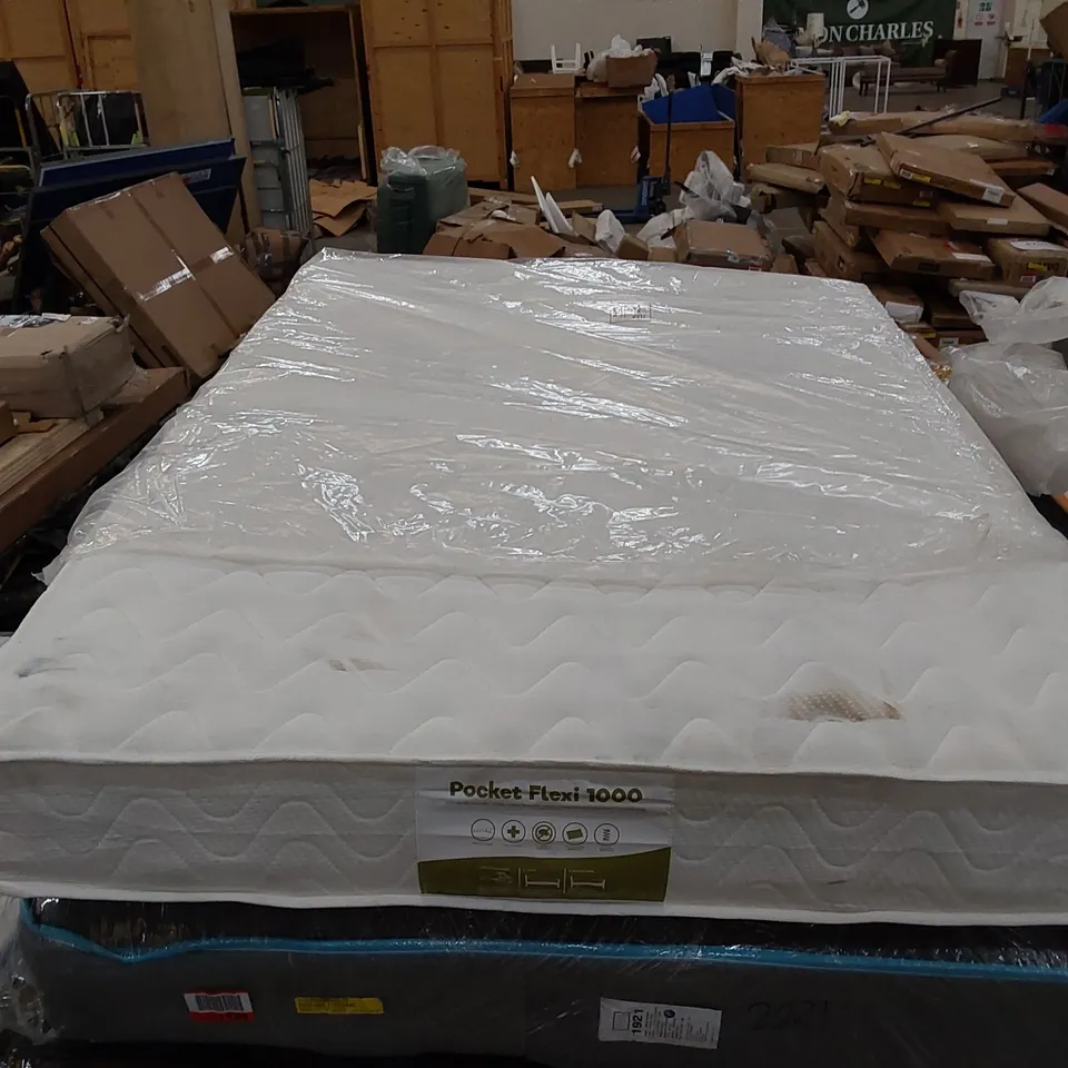 QUALITY BAGGED 4'6" POCKET SPRUNG MATTRESS