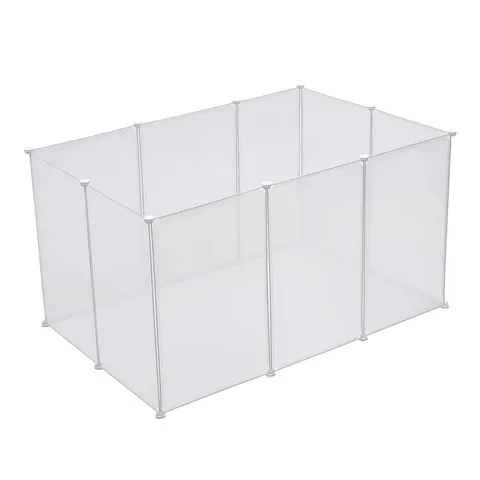 BOXED POLYETHYLENE PLASTIC COLLAPSIBLE PET CRATE