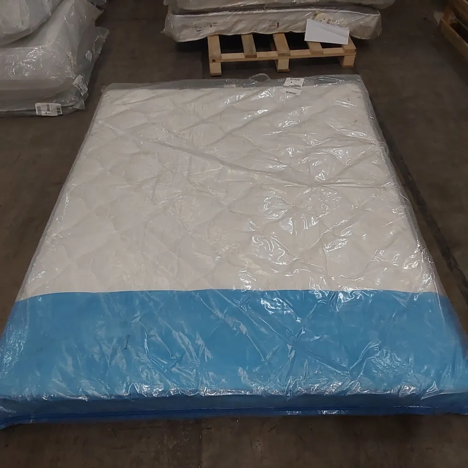 QUALITY BAGGED DESIGNER KING SIZE 150cm AIRSPRUNG LUXURY QUILTED MEDIUM MATTRESS RRP £259