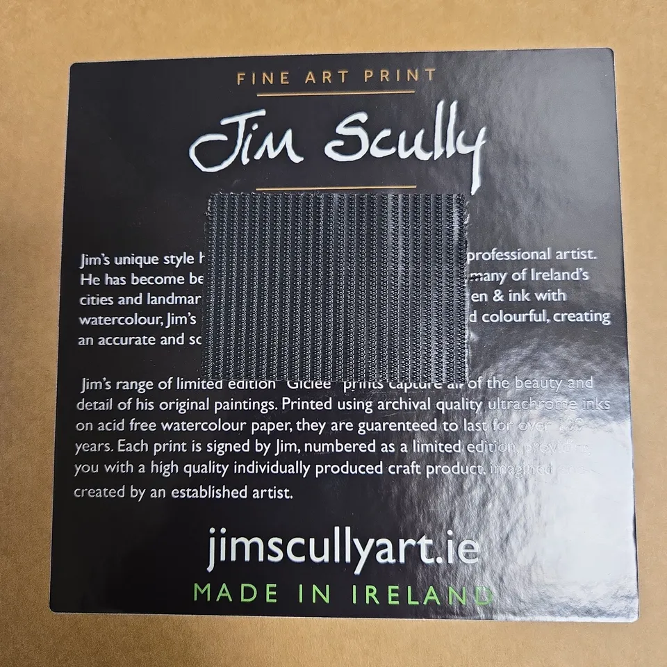 JIM SCULLY – THE LONG WALK GALWAY (EDITION 385/860) FINE ART PRINT