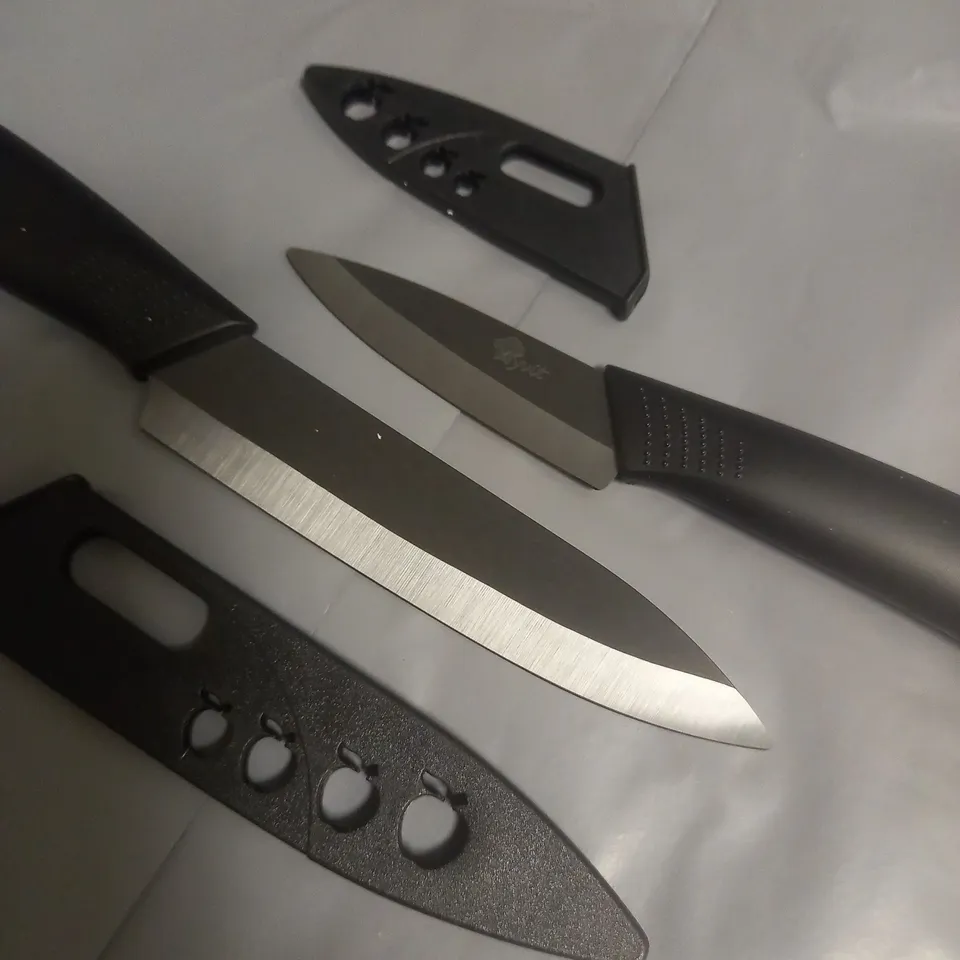 SET OF 5 ASSORTED MYVIT KITCHEN KNIVES 