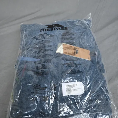 BAGGED TRESPASS MENS FLEECE JACKET SIZE XXL