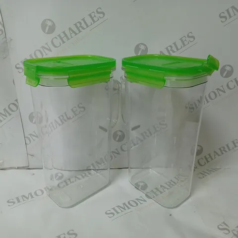 BOXED LOCK AND LOCK SET OF 2 DRINK JUGS IN LIME GREEN