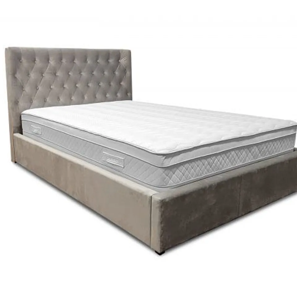DESIGNER MANOR 6'0 OTTOMAN BEDFRAME 0007 - 11 GREY 