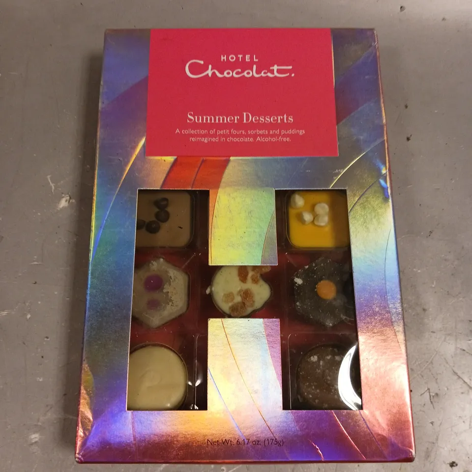 BOXED SEALED HOTEL CHOCOLAT SUMMER DESSERTS CHOCOLATE COLLECTION - 175G