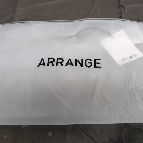 ARRANGE OVERSIZED PREMIUM HEAVY WEIGHT T-SHIRT IN GREY MARL – SIZE S