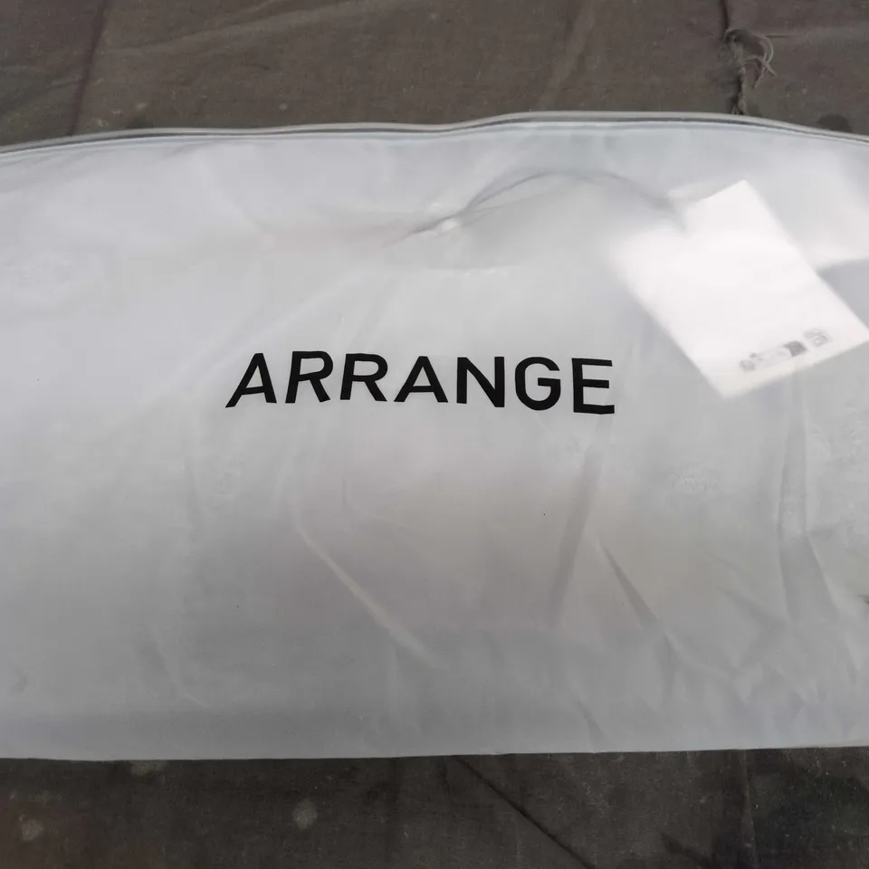 ARRANGE OVERSIZED PREMIUM HEAVY WEIGHT T-SHIRT IN GREY MARL – SIZE S