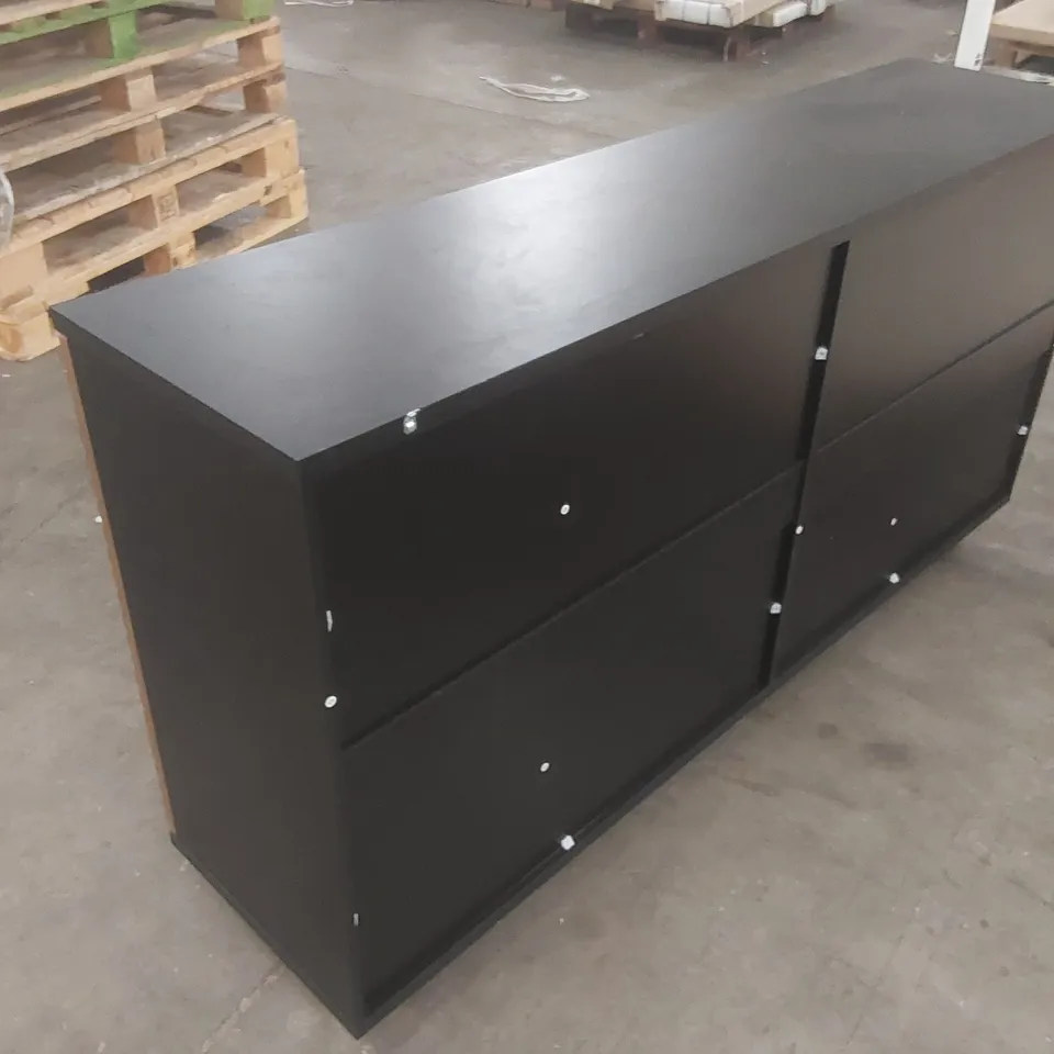 WERTZ 160CM WIDE CREDENZA COLOUR: WALNUT