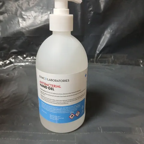 BOX OF APPROXIMATELY 12 ANTIBACTERIAL HAND GELS - 500ML PER BOTTLE