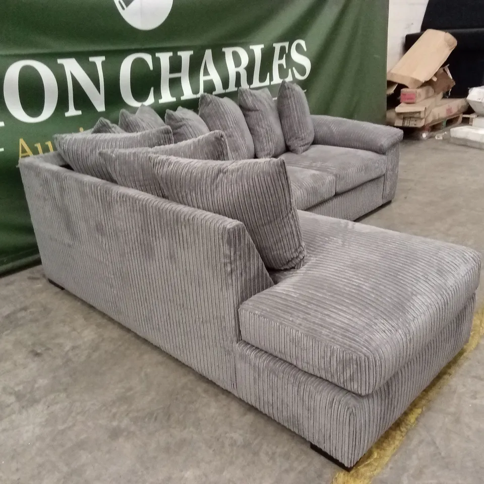 AMALFI LEFT HAND SCATTER BACK FABRIC CORNER CHAISE SOFA RRP £999