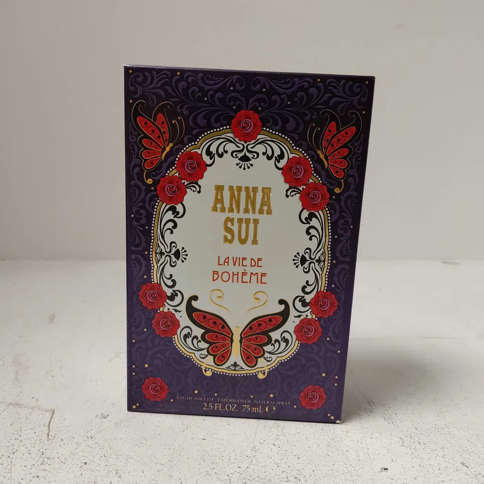 BOXED ANNA SUI LA VIE DE BOHEME 75NL EAU DE TOILETTE