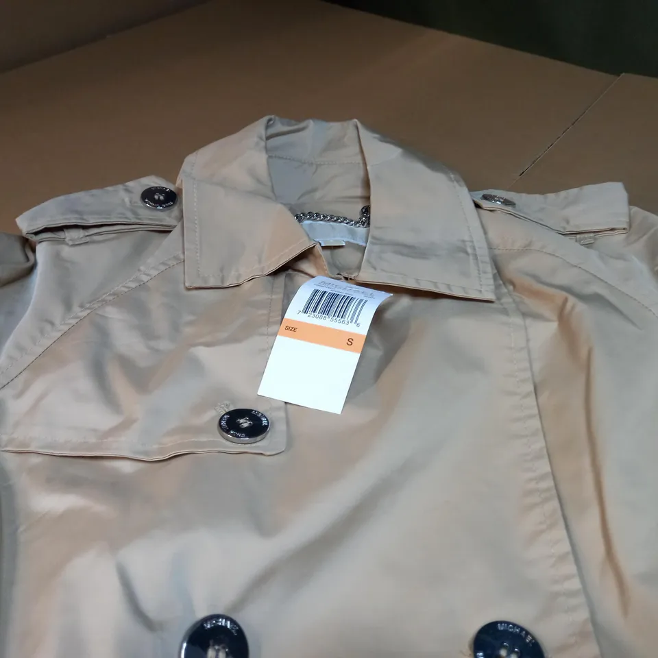 MICHAEL KORS KHAKI COAT IN BEIGE - S