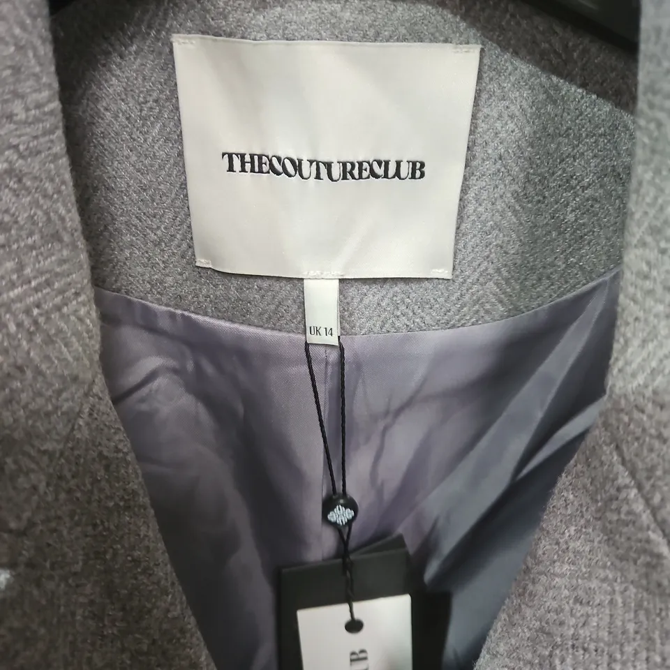 THE COUTURE CLUB GREY BLAZER – UK 14