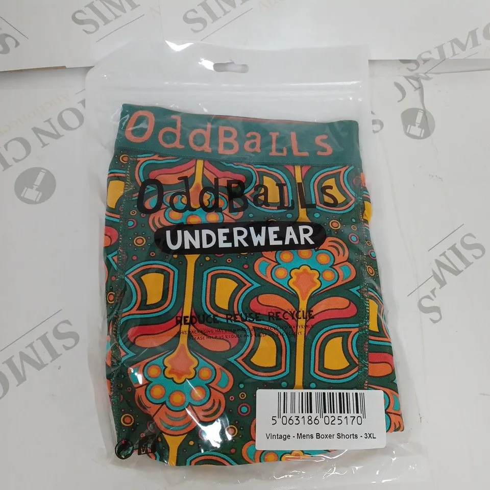 ODDBALLS VINTAGE MENS BOXER SHORTS SIZE 3XL