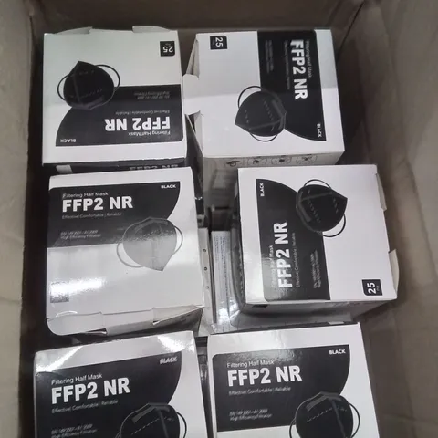 BOX CONTAINING APPROXIMATELY 12 BOXES OF FACE MASKS