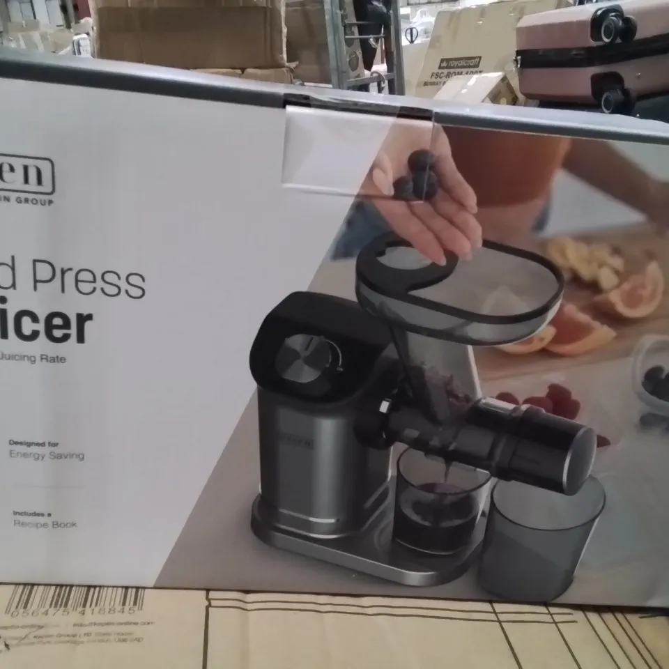 BOXED KEPLIN COLD PRESS JUICER