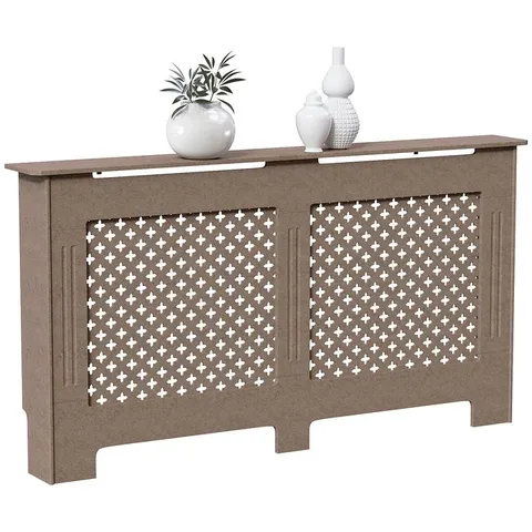 BOXED VIDA DESIGNS OXFORD RADIATOR COVER - UNFINISHED - LARGE