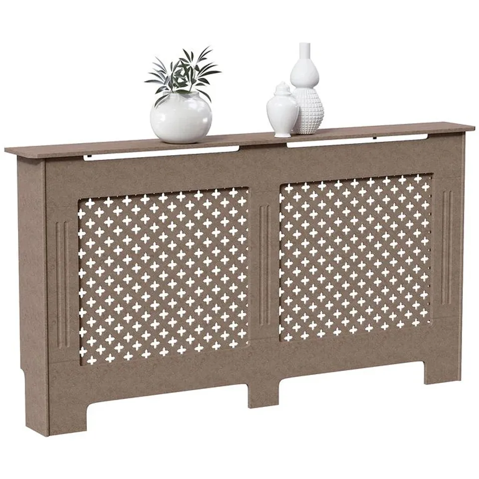 BOXED VIDA DESIGNS OXFORD RADIATOR COVER - UNFINISHED - LARGE