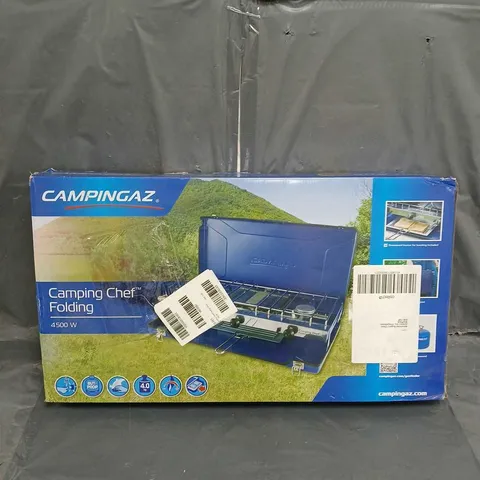 BOXED CAMPINGAZ CAMPING CHEF FOLDING STOVE