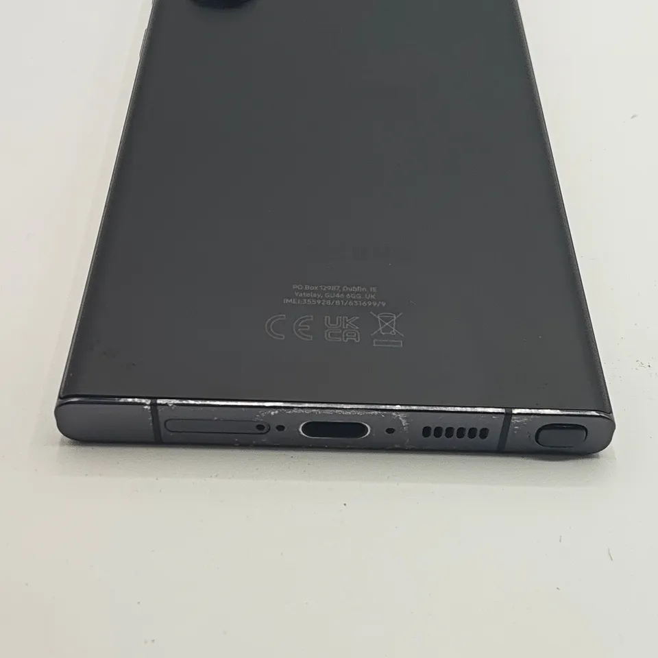 UNBOXED SAMSUNG GALAXY S23 ULTRA 256GB IN PHANTOM BLACK - SM-S918B