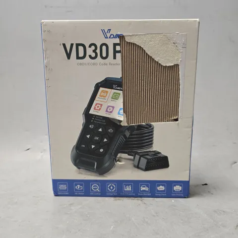 BOXED VDIAGTOOL OBDII/EODB CODE READER