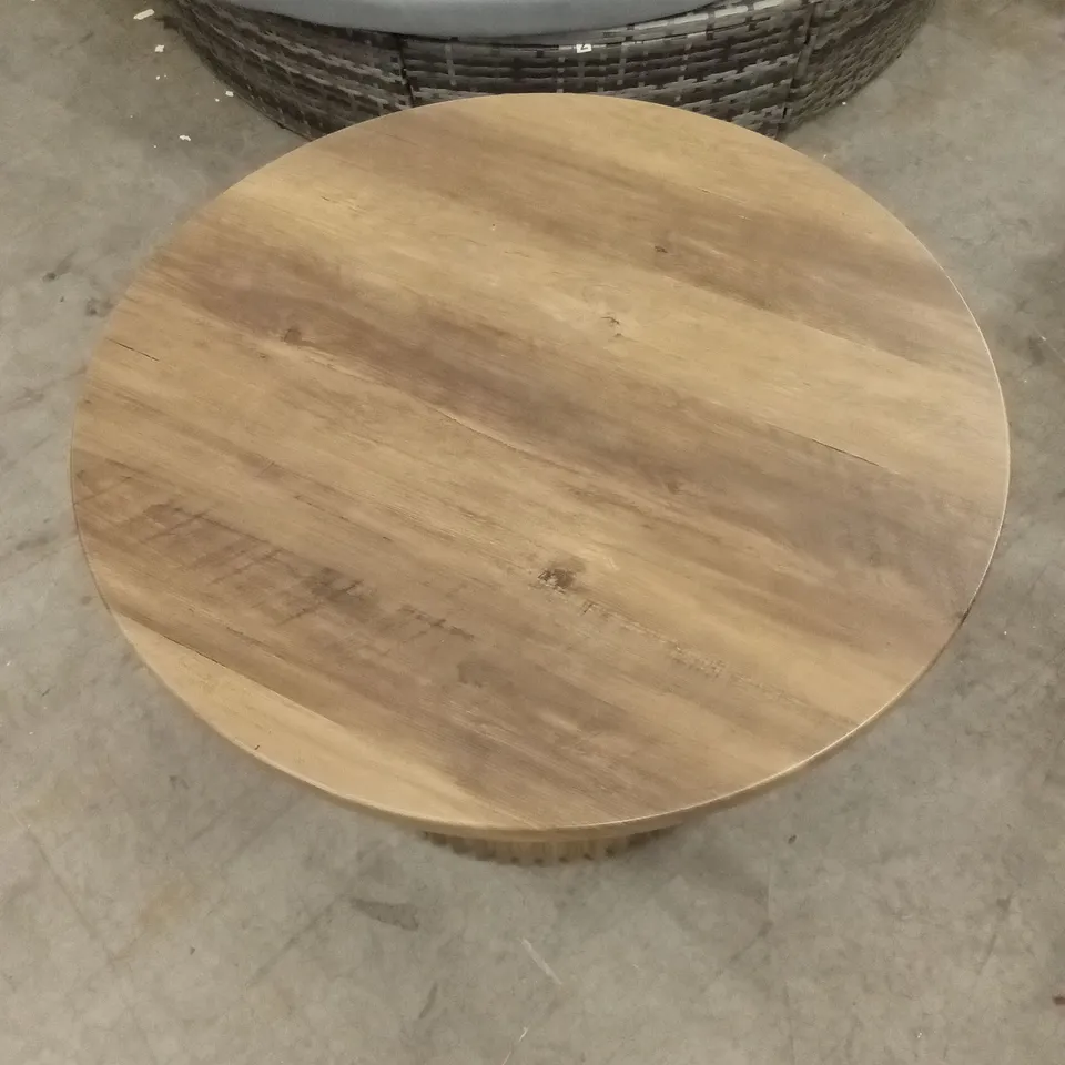 PEDESTAL COFFEE TABLE