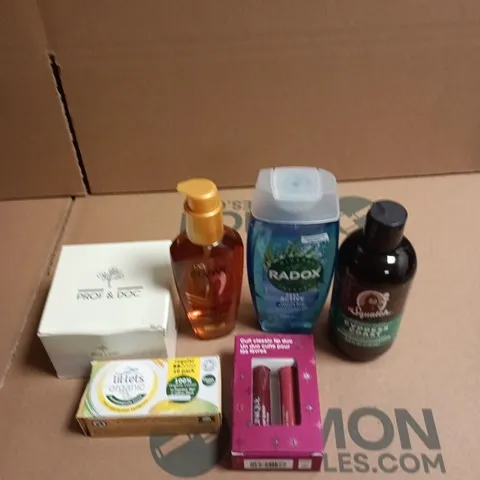 APPROXIMATEY 20 ASSORTED HEALTH AND BEAUTY PRODUCTS TO INCLUDE - L'OREAL ELVIVE MIRACLE HAIR SERUM - DR SQUATCH SHAMPOO AND PROF & DOC WATERCRESS CREAM