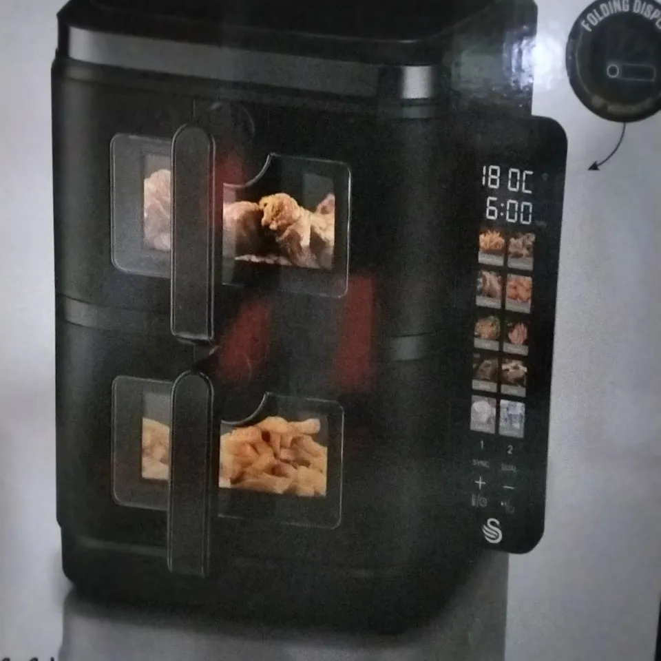 BOXED SWAN DUO LAYER 1.1L AIR FRYER 