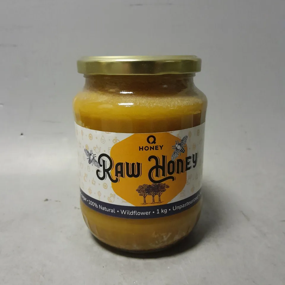 SEALED HONEY RAW HONEY JAR 1KG 