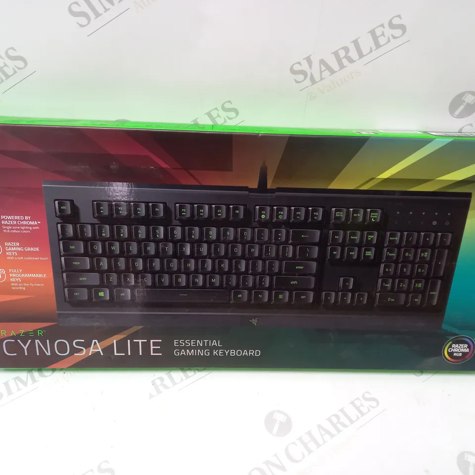 BRAND NEW BOXED RAZER CYNOSA LITE ESSENTIAL GAMING KEYBOARD