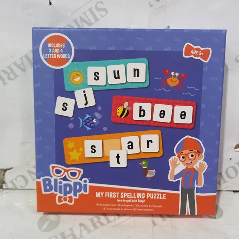 BLIPPI MY FIRST SPELLING PUZZLE
