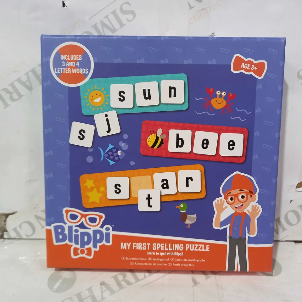 BLIPPI MY FIRST SPELLING PUZZLE