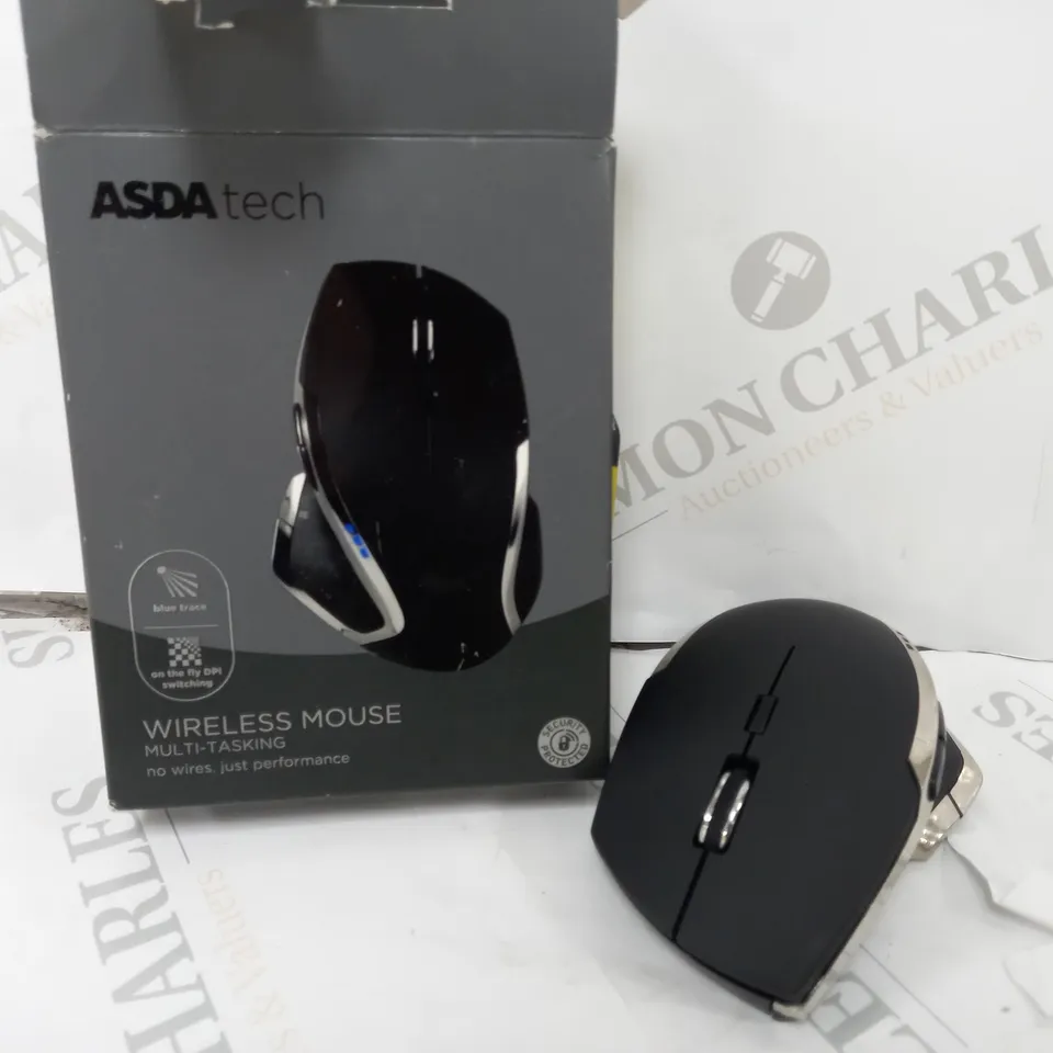 BOXED MULTI-TASKING WIRELESS MOUSE - BLACK