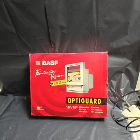 BASF OPTIGUARD MONITOR SCREEN FILTER FOR 15–16 INCH DISPLAYS – BOXED