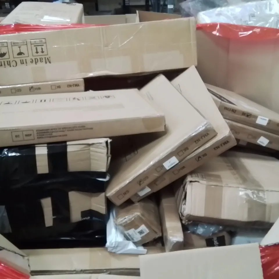 PALLET CONTAINING ASSORTED PRODUCTS INCLUDING PRIVACY SCREEN, TOILET SAFETY RAILS, CLOTHES RAIL, PICTURE FRAMES & WINDOW FILM